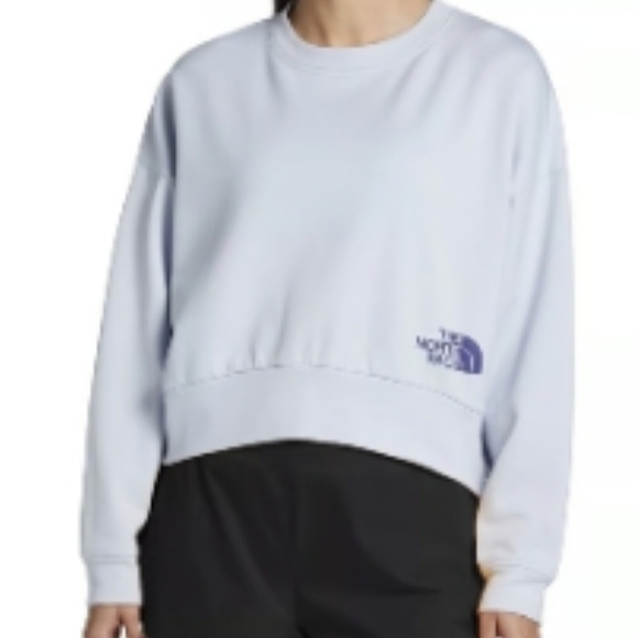 The North Face Tops - The North Face Women's Pastel Blue Sweatshirt